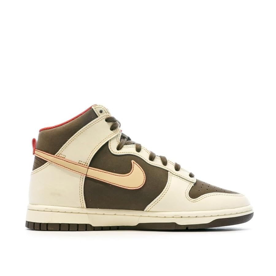 Amazon.com | Nike Dunk High Men Shoes, Baroque Brown/Sesame